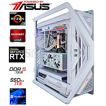Ultra Gaming AMD AM5 R7-7800X3D-M2-RTX4080 OC WiFi Powered by ASUS
