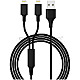 Smrter Hydra Duo USB Ladekabel 2x Lightning 1.2m schwarz