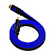 Floating Grip HDMI 2.1 High Speed 8K/60Hz LED Flachkabel 1.5m blau