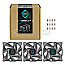 Iceberg Thermal IceGALE Xtra 120mm Case Fan Gray PWM 3er Pack