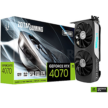 12GB Zotac ZT-D40700E-10M Gaming GeForce RTX4070 Twin Edge