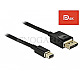 DeLOCK 84928 DisplayPort/Mini DisplayPort 1.4 Kabel 8K 60Hz 2m schwarz