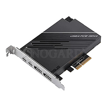 ASUS USB4 PCIe Gen4 Card PCIe 4.0 x4 Controller 2xUSB4 mit DP1.4 + 2xDP1.4