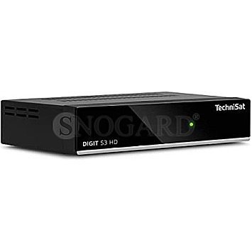 TechniSat 0010/4712 Digit S3 HD DVB-S2 Receiver schwarz