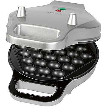 Clatronic WA 3772 Waffeleisen silber