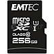 256GB Emtec MicroSD Card SDXC CL10 Gold + schwarz