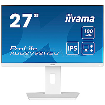 68.6cm (27") Iiyama ProLite XUB2792HSU-W6 IPS 100Hz Lautsprecher Pivot weiss