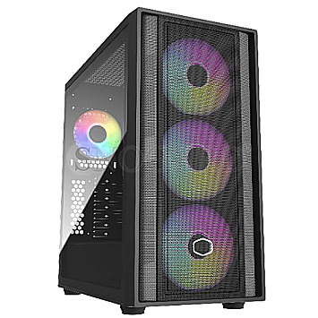 CoolerMaster MB600-KGNN-S00 MasterBox MB600 Tempered Glass Black Edition