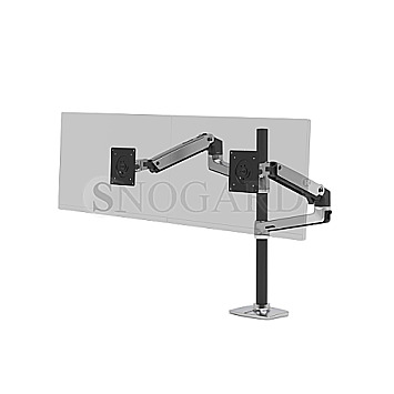 Ergotron 45-549-026 LX Dual Monitor Arm VESA 75/100mm bis 40" silber