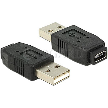 DeLOCK 65094 Adapter USB 2.0 A Stecker -> Mini USB B 5pin Buchse