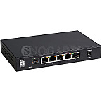 LevelOne GEU-0525 GEU Desktop 2.5G Switch 5-Port schwarz