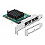 DeLOCK 89025 PCIe 2.0 x1 4x RJ45 LAN Adapter Low Profile