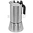 Bialetti 0007255/CN New Venus 6 Tassen Espressokanne edelstahl