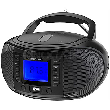 Grundig GRB 3500 Boombox Radio+CD-Player schwarz