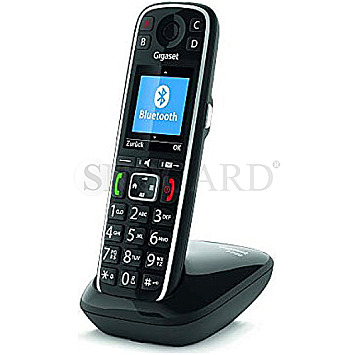 Gigaset E720 DECT Analogtelefon (schnurlos) internationale Version schwarz