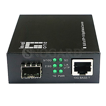 LevelOne GVT-2051 Mediakonverter 10GBit -> RJ45 to SFP+