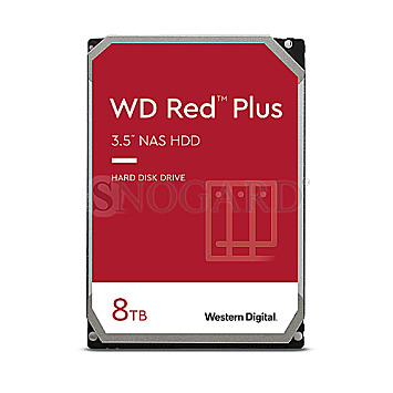 8TB Western Digital WD80EFPX WD Red Plus 3.5" SATA 6Gb/s Dauerbetrieb