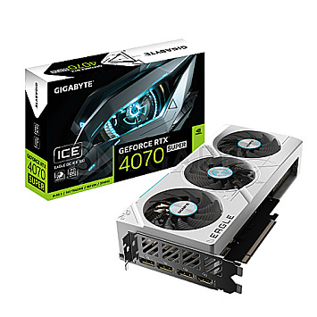 12GB Gigabyte GV-N407SEAGLEOC ICE-12GD GeForce RTX4070 SUPER Eagle OC Ice 12G