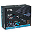 650 Watt Azza PSAZ Bronze 650W ATX 2.4 80 PLUS Bronze