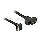 DeLOCK 85326 20pin Key-A USB 3.1 auf USB-C 3.1 Adapter intern 45cm schwarz