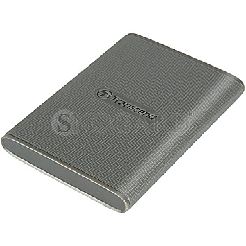 1TB Transcend ESD360C Portable SSD PCIe USB-C 3.2 One-Touch-Backup grau