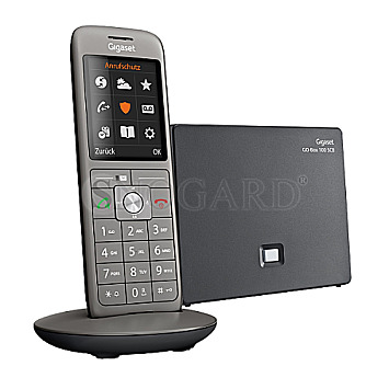 Gigaset CL690A SCB Analog/DECT/VoIP Telefon + Anrufbeantworter anthrazit