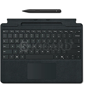 Microsoft 8X8-00145 Surface Pro Signature Keyboard+Cover+Pan2 Black Slim