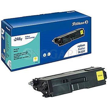 Pelikan 1246y Brother TN-321Y Toner 1500 Seiten gelb