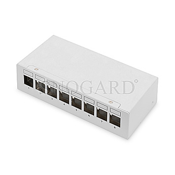 Digitus DN-93718 Desktop Patch Panel modular 8 Port grau