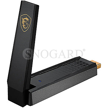 MSI GUAXE54 AX E5400 WiFi USB 3.0 Stick schwarz