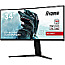 86.4cm (34") Iiyama G-Master GCB3481WQSU-B1 Red Eagle VA 165Hz FreeSync Curved