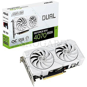 12GB ASUS DUAL-RTX4070S-O12G-EVO-WHITE Dual GeForce RTX4070 SUPER EVO White O