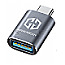 Graugear G-AD-ATC-10G-2 USB 3.2 Gen2 Adapter Typ-A zu Typ-C Stecker grau