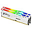 32GB Kingston KF560C30BWEAK2-32 FURY Beast RGB DDR5-6000 Kit white