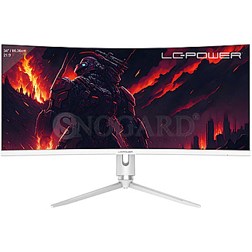 86.4cm (34") LC-Power LC-M34-Q-C-PRO VA UWQHD 21:9 165Hz LAN PiP Curved