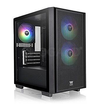 Thermaltake CA-1Y8-00S1WN-02 Versa H16 TG ARGB Micro Tower Chassis Black Edition