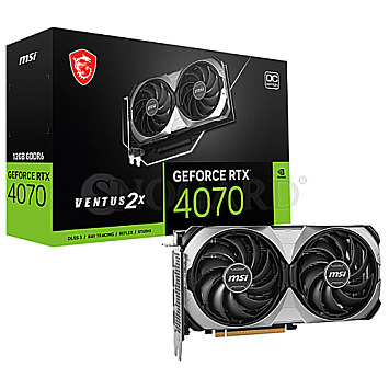 12GB MSI V512-018R GeForce RTX4070 Ventus 2X E1 12G OC