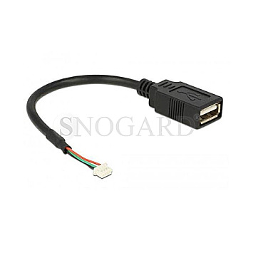 DeLOCK 84834 USB 2.0 Pfostenbuchse 1.25mm 4pin -> USB 2.0 Typ-A Buchse 15cm