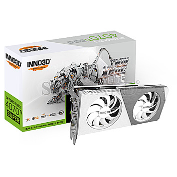 16GB Inno3D N407TS2-166XX-186156W GeForce RTX4070Ti SUPER Twin X2 OC White