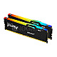 32GB Kingston KF556C36BBEAK2-32 FURY Beast RGB DDR5-5600 Kit schwarz