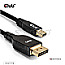 Club 3D CAC-1116 DisplayPort/Mini DisplayPort 2.1 Kabel DP80 1m schwarz