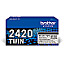 Brother TN-2420 Toner 2x 3000 Seiten 2er Pack schwarz