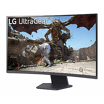 80cm (31.5") LG UltraGear 32GS60QX-B VA HDR10 WQHD 180Hz Gaming Curved