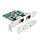 DeLOCK 88101 2x RJ45 2.5G LAN-Adapter PCIe 2.1 x1 Karte Low Profile