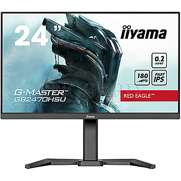 60.5cm(23.8") Iiyama G-MASTER GB2470HSU-B6 Red Eagle IPS Full-HD 180Hz Pivot