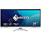 86.6cm (34.1") EIZO FlexScan EV3450XC-WT IPS UWQHD WebCam Curved white