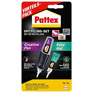 Pattex 9H PSUS1 Upcycling Set Creative Pen + Easy Gel Sekundenkleber 2x 3g