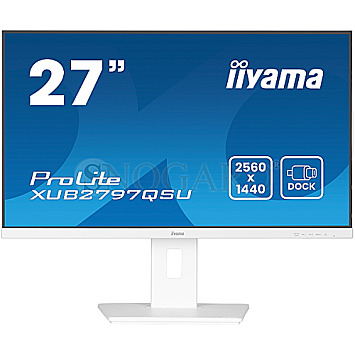 68.6cm (27") Iiyama ProLite XUB2797QSU-W2 IPS WQHD 100Hz Pivot Lautsprecher