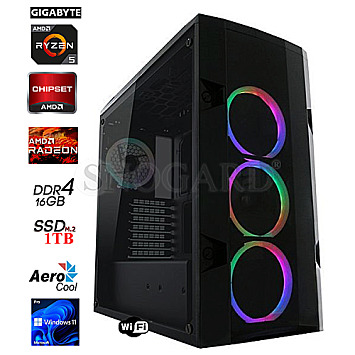 GamingLine R5-5500-RX6600 RGB WiFi