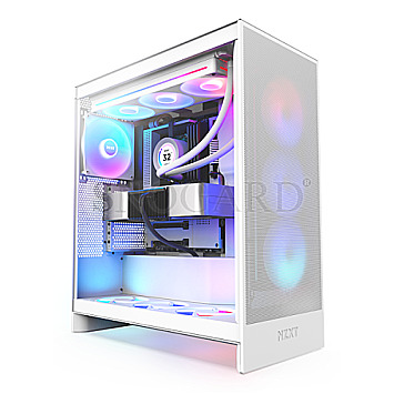 NZXT CM-H72FW-R1 H7 Flow RGB (2024) Matte White Edition